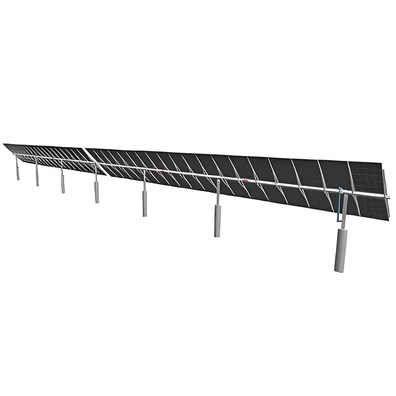 Enkelt søjle solcellebeslag